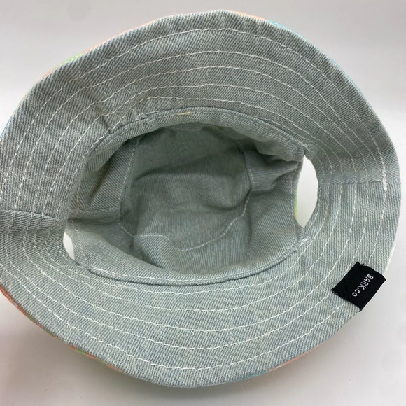 BARK Shop Multicolored Denim Reversible Dog Puppy Bucket Hat - Picture 3 of 6